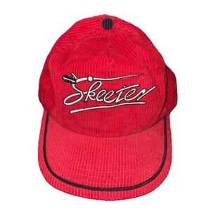 Skeeter Corduroy Fishing Bass Boats Sportsman Angler Trucker Hat USA Vintage